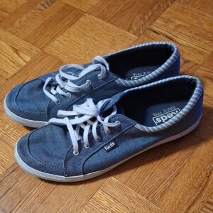 Keds Denim Blue Lace-Up Sneakers - Women’s Size 8